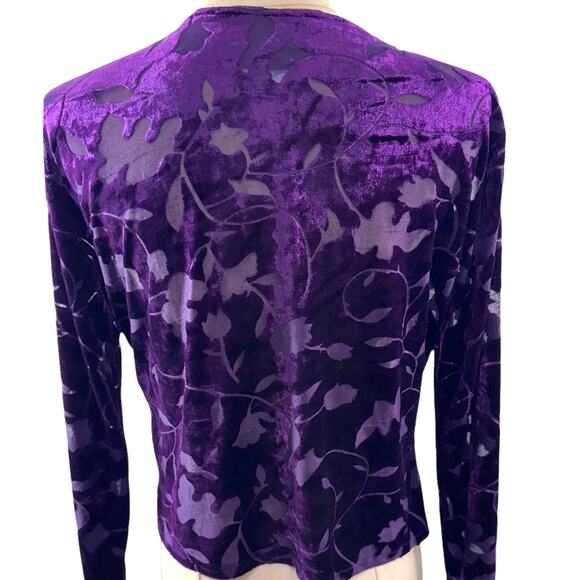 "Rabbit Rabbit Rabbit Designs" Size 8 ,Velvet,Burnout,Cardigan,Whimsy Goth,Fairy - Picture 3 of 10